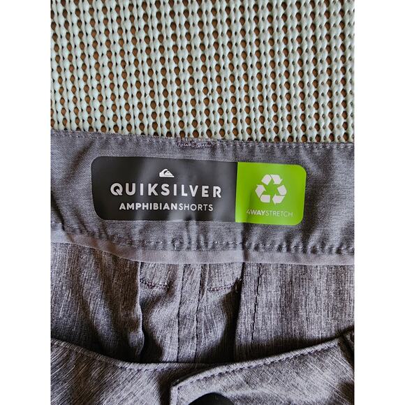 Quiksilver Amphibian 4-Way Stretch Gray Shorts Men’s 29 - Picture 6 of 8